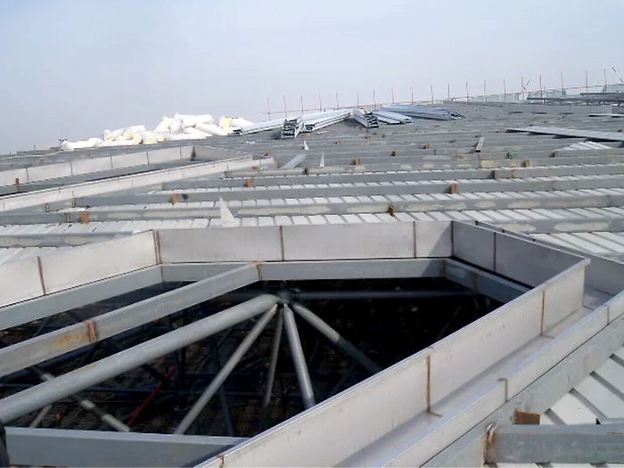 即墨安吉县体育馆网架